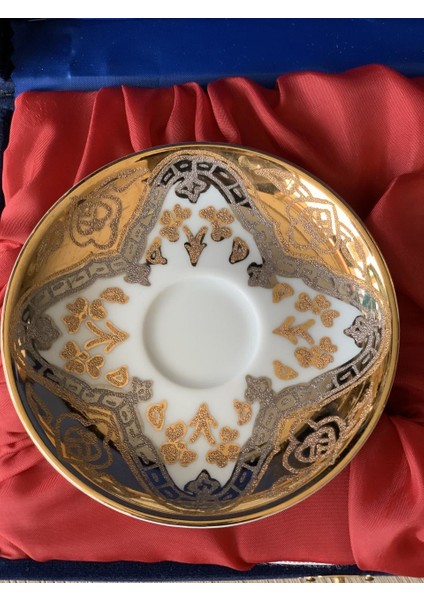 El Dekoru 2 Kişilik Altın Yaldızlı Türk Kahve Fincan Takımı modelleri