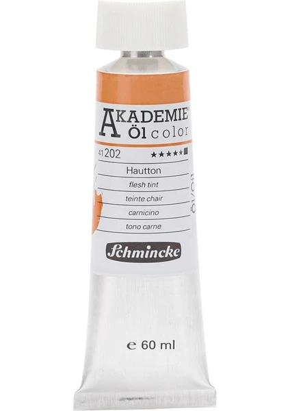 Akademie Öl Color  Yağlı Boya  60 ml  Seri 1  202 Flesh Tint