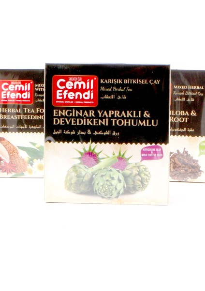 Cemilefendi Enginar Yapraklı ve Deve Dikeni Tohumlu