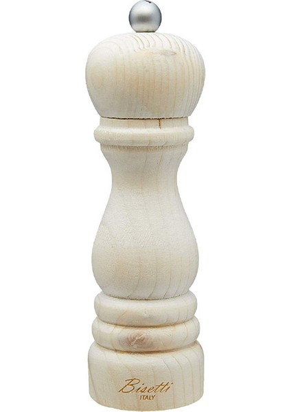 Vintage Shabby White Fir Wood Karabiber Değirmeni - 190MM