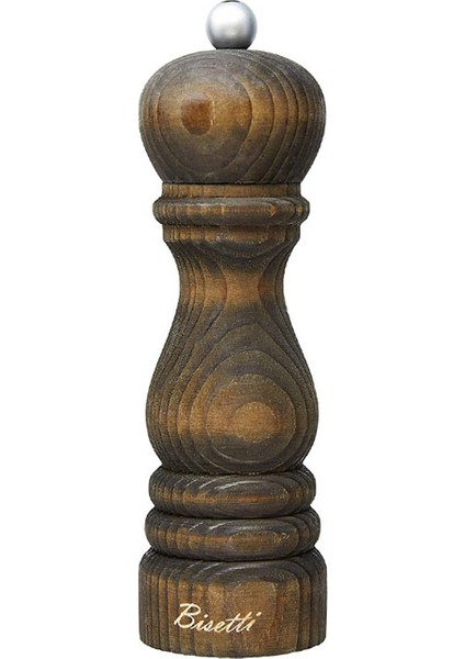 Vintage Shabby Vintage Fir Wood Tuz Değirmeni - 190MM