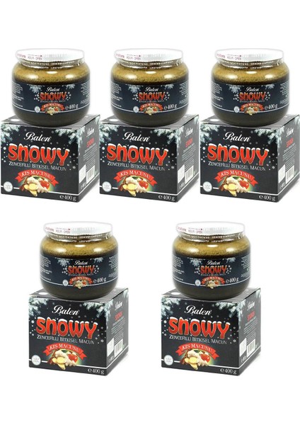 Snowy Zencefilli Kış Macunu 400 gr x 5