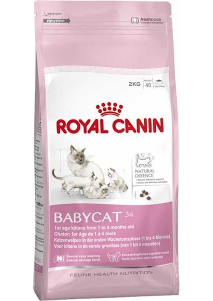 Babycat 34 Yavru Kuru Kedi Maması 4 kg