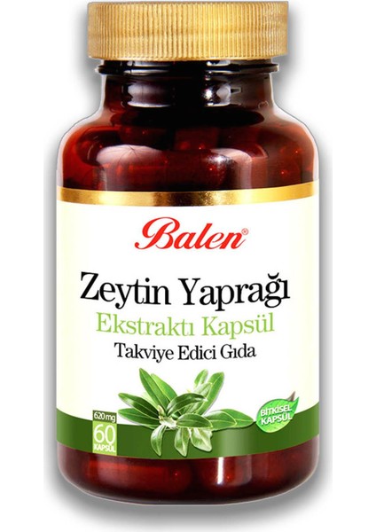 Zeytin Yaprağı Ekstraktı 620 Mg 3 x 60 Kapsül