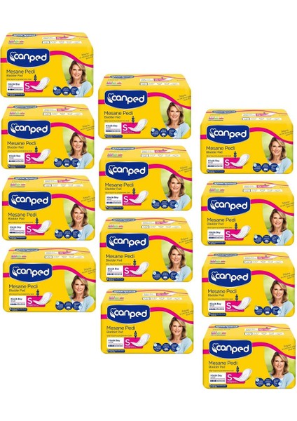 Mesane Pedi Küçük Boy Kadınlar İçin 12 Adet Yüksek Emici Kapasite ile Güvenli Kullanım