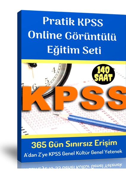 Enine Boyuna Eğitim KPSS Genel Kültür Genel Yetenek Online Eğitim Seti