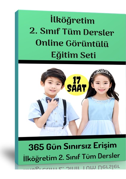 Enine Boyuna Eğitim Ilköğretim 2. Sınıf Tüm Dersler Online Görüntülü Eğitim Seti