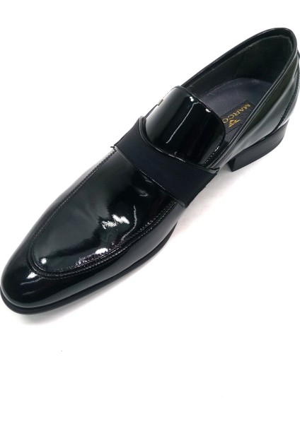 Siyah Rugan Klasik Erkek Ayakkabı modelleri
