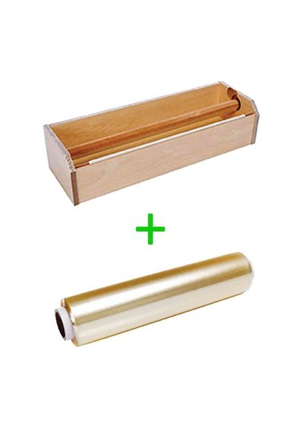 Ahşap Streç Aparatı + Streç 2si Bir Arada 30 cm