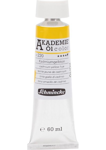 Akademie Öl Color Yağlı Boya 60 ml Seri 1 220 Cadmium Yellow Hue