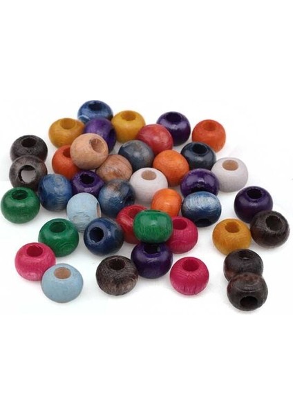 Ahşap Boncuk 8 mm 50 gr