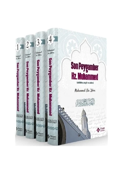 Son Peygamber Hz. Muhammed Seti (4 Kitap Takım) Ciltli - Muhammed Ebu Zehra