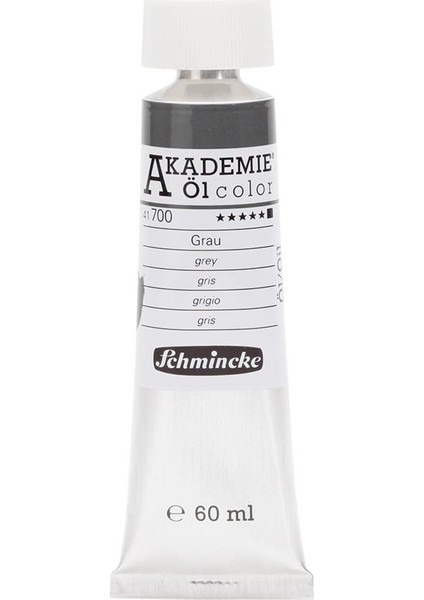 Akademie Öl Color Yağlı Boya 60 ml Seri 1 700 Grey
