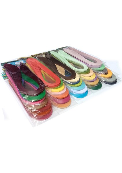 36 Farklı Renkli Quilling Kağıt Seti 5 mm 100'LÜ