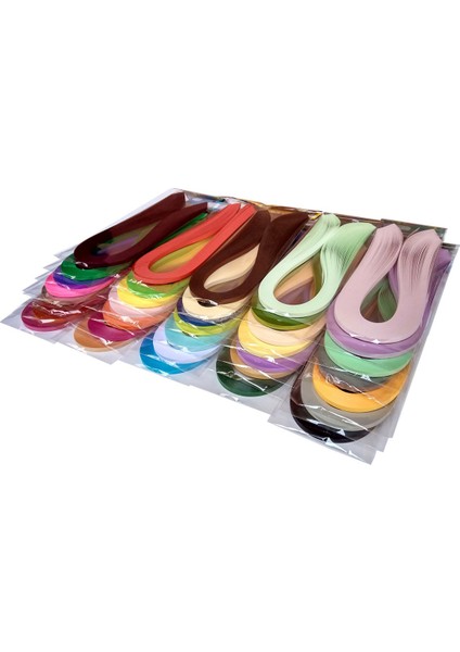 36 Farklı Renkli Quilling Kağıt Seti 5 mm 100'LÜ