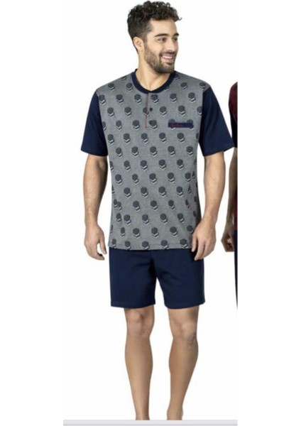 Erkek Üçlü Pijama Takım