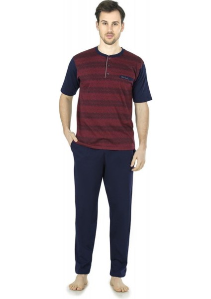 Erkek Üçlü Pijama Takım