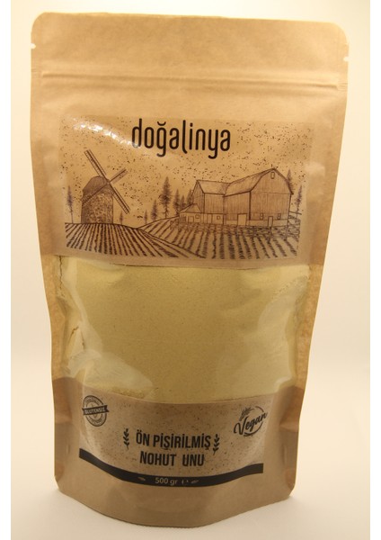 Ön Pişirilmiş Nohut Unu 500 gr (Glutensiz)