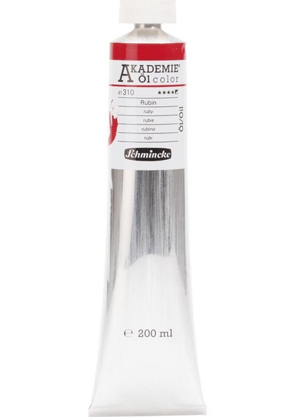 Akademie Öl Color Yağlı Boya 200 ml Seri 1 310 Ruby