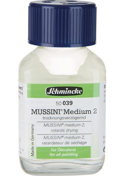 Mussını Medium 2 Yağlı Boya Geç Kurutucu 60 ml