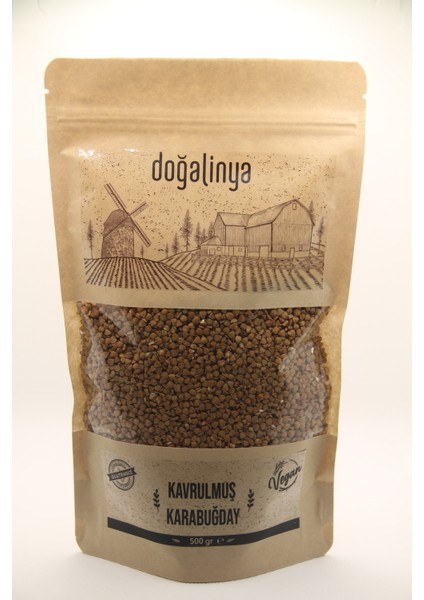 Kavrulmuş Karabuğday Tane 500 gr (Glutensiz)