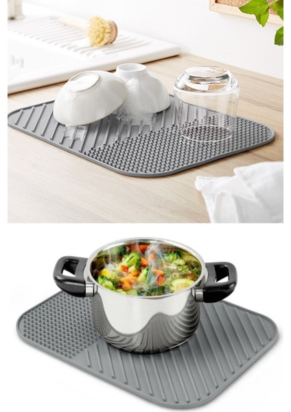 Silikon Bulaşık Kurutma Matı 35 x 26 cm