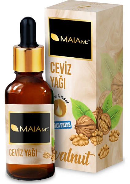 Saf Ceviz Yağı 50 ml (Soğuk Sıkım)