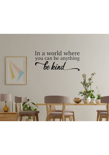 Gift Be Kind Tasarımlı Duvar Sticker-1
