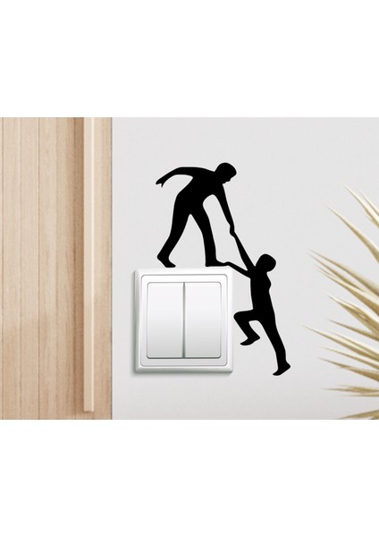 Gift 2 Adam Tasarımlı Duvar Sticker-1