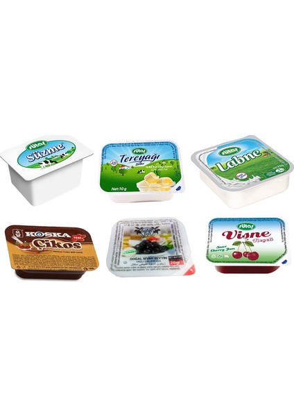 Aylık Kahvaltılık Set 6 Çeşit