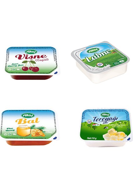 Dörtlü Kahvaltılık Set