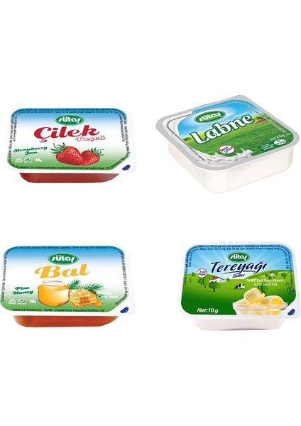 Dörtlü Kahvaltılık Set