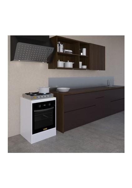 ANKASTRE(02SETUSTU) Modül Fırın Ocak Dolabı