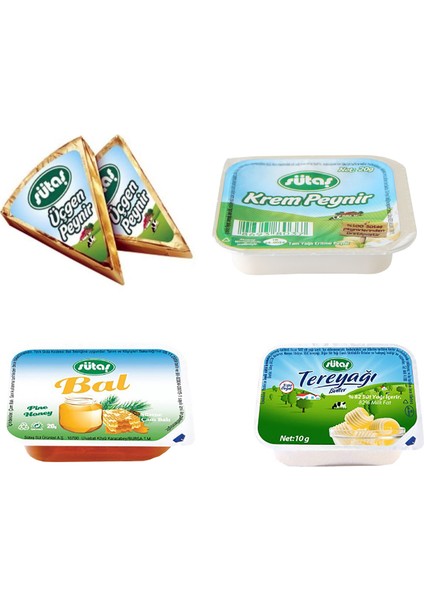 Dörtlü Kahvaltılık Set