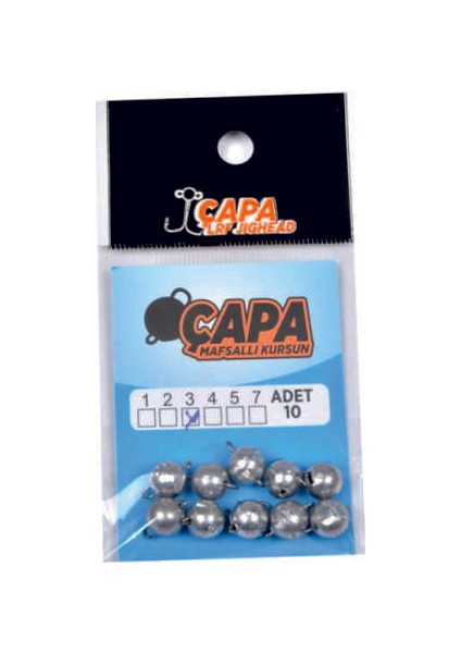Çapa Mafsallı Kursun 10 Lu Paket - 3 gr