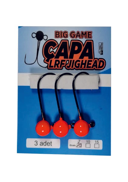 Çapa Jıghead Bıg Game Colored Turuncu - 15 gr