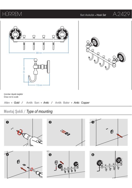 Askılık Set Hürrem Serisi fırsatları