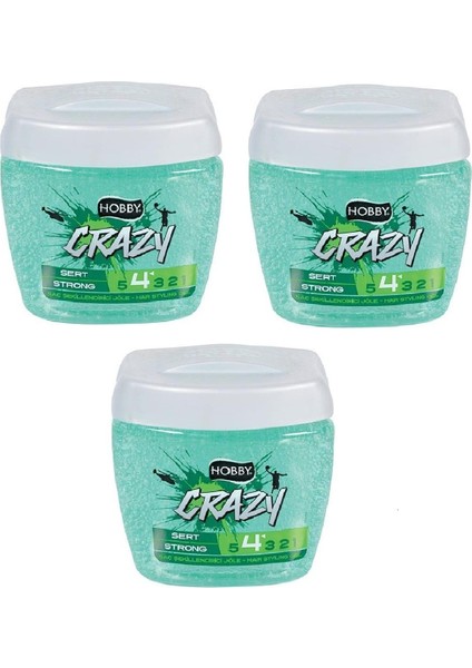 Crazy Head Jöle Sert 700 ml x 3 Adet