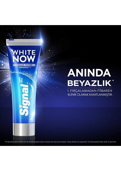 White Now Anında Beyazlık Diş Macunu 75 ml x 2 Adet