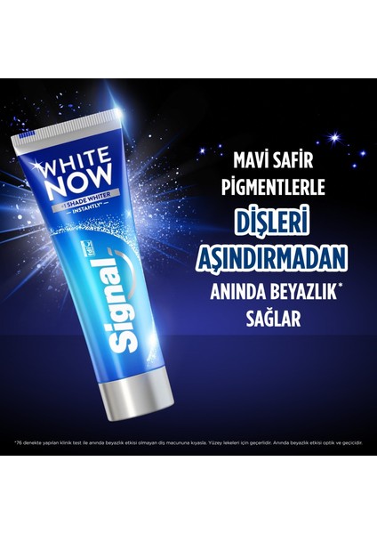 White Now Anında Beyazlık Diş Macunu 75 ml x 2 Adet