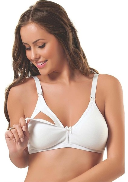 3581 Emzırme Sütyen Ekru