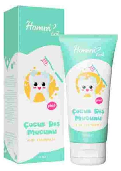Çocuk Diş Macunu 50 ml Homm Bitkisel