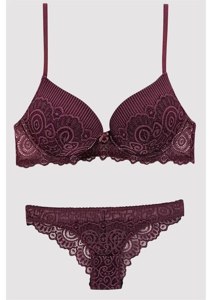 Rome Soft Push Up Takım 4740 Mürdüm