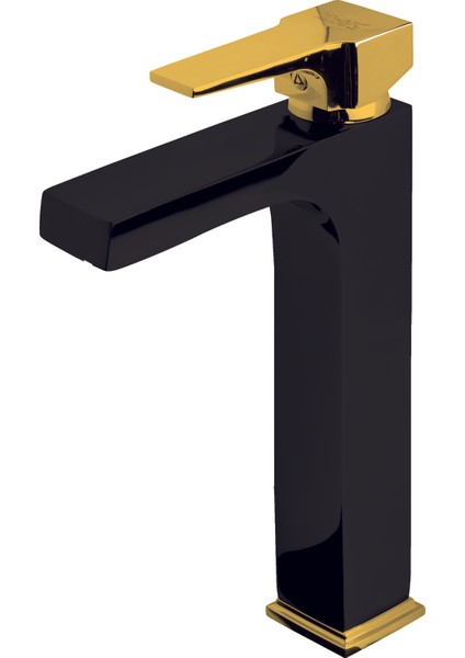 Aqua Çanak Lavabo Bataryası - Siyah/altın 941001BG