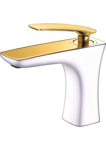 Lıfe Lavabo Bataryası - Beyaz/altın 981521WG