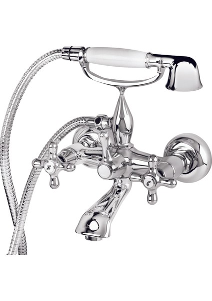 Nostalgıc Banyo Bataryası - Krom 290511