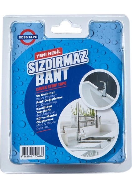 Boss Tape Su Sızdırmaz Lavabo Küvet Evye Kenar Bandı