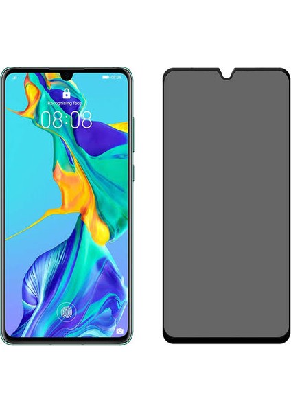 Xiaomi Redmi 9 Hayalet Privacy Gizli Cam Ekran Koruyucu Siyah modelleri