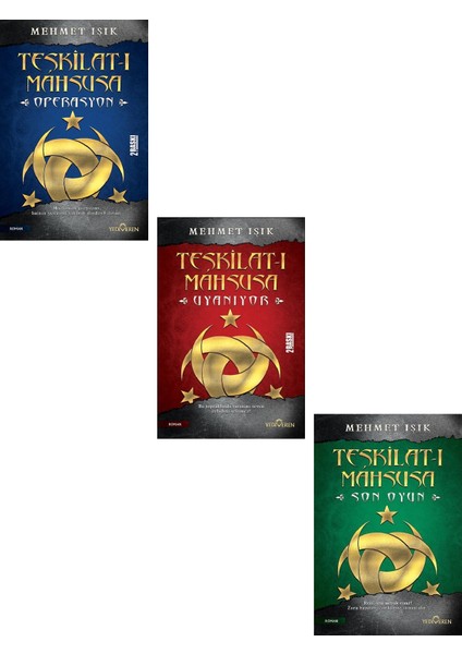 Teşkilatı Mahsusa Seti 3 Kitap Mehmet Işık