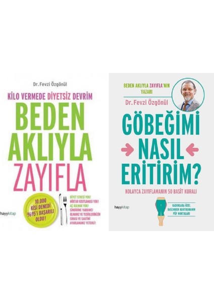 Beden Aklıyla Zayıflama + Göbeğimi Nasıl Eritirim 2 Kitap Set